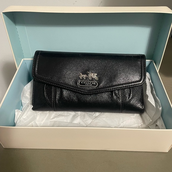 Coach Handbags - Black Coach Wallet.